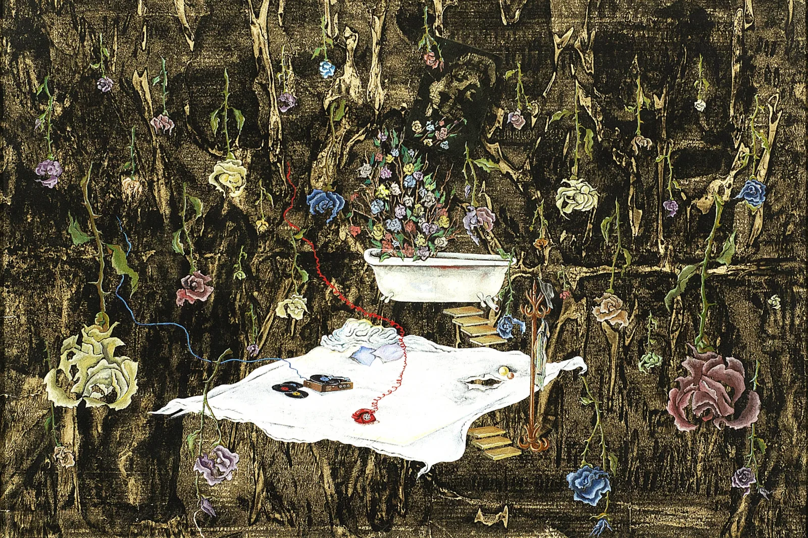Vytautas Kalinauskas – Scenografijos projektas J. Cocteau „Abejingas gražuolis”