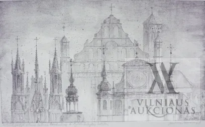 Saulius Ikamas – Vilnius. Šv.Onos, Benardinų ir Mykolo bažnyčių bokštai