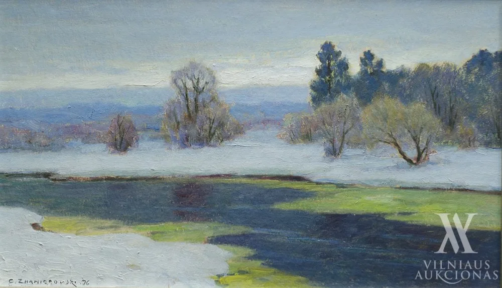 Česlovas Znamierovskis (Czesław  Znamierowski) – Upės peizažas