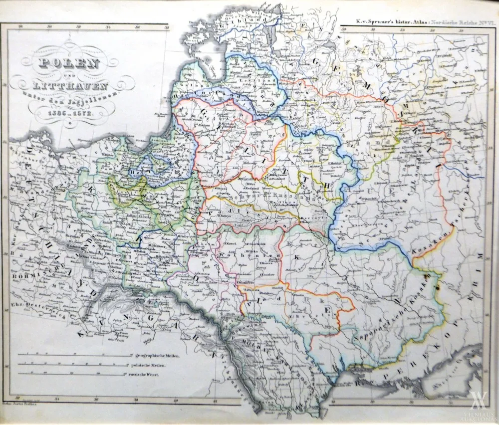 Karl von Spruner (sud.) – Polen und Litthauen unter den Jagjellonen 1386–1572 