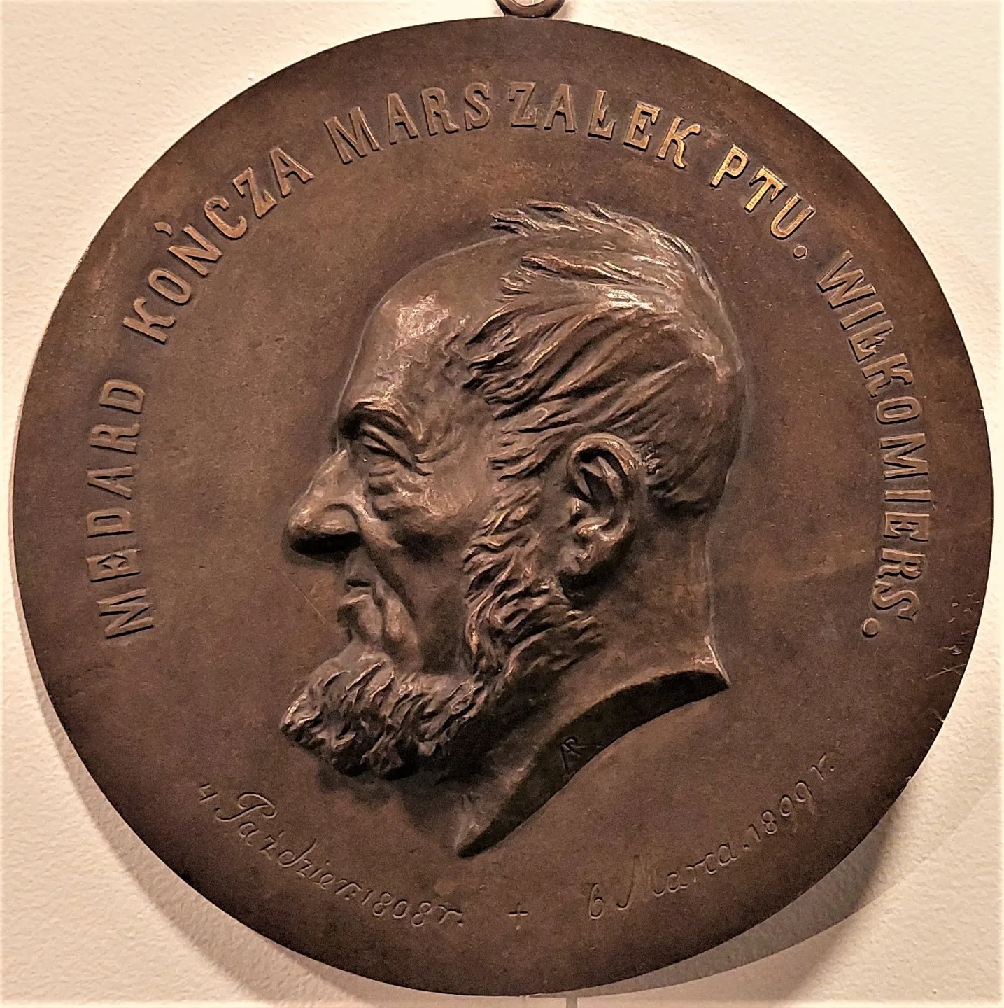 Alfredas Romeris (Alfred Römer) – Medardo Kazimiero Končos bareljefas 