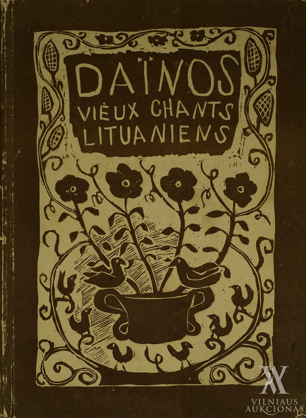 Gražina  Krivickienė-Gustaitytė (1908–1988), Viktoras Petravičius (1906–1989, dail.) – Dainos. Vieux Chants lituaniens 