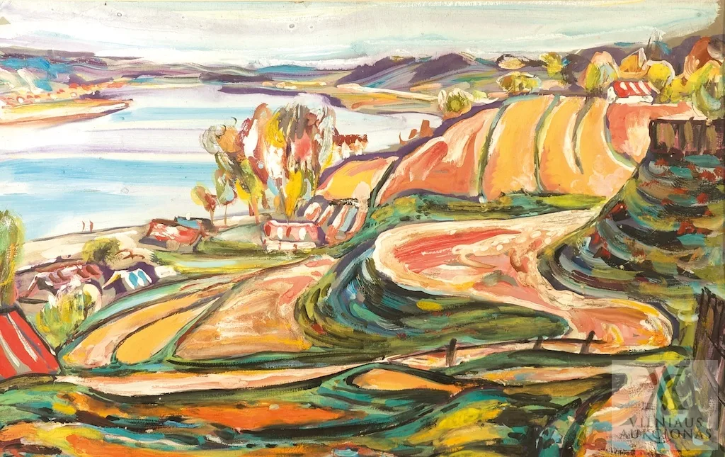 Adomas Galdikas – Nemuno peizažas