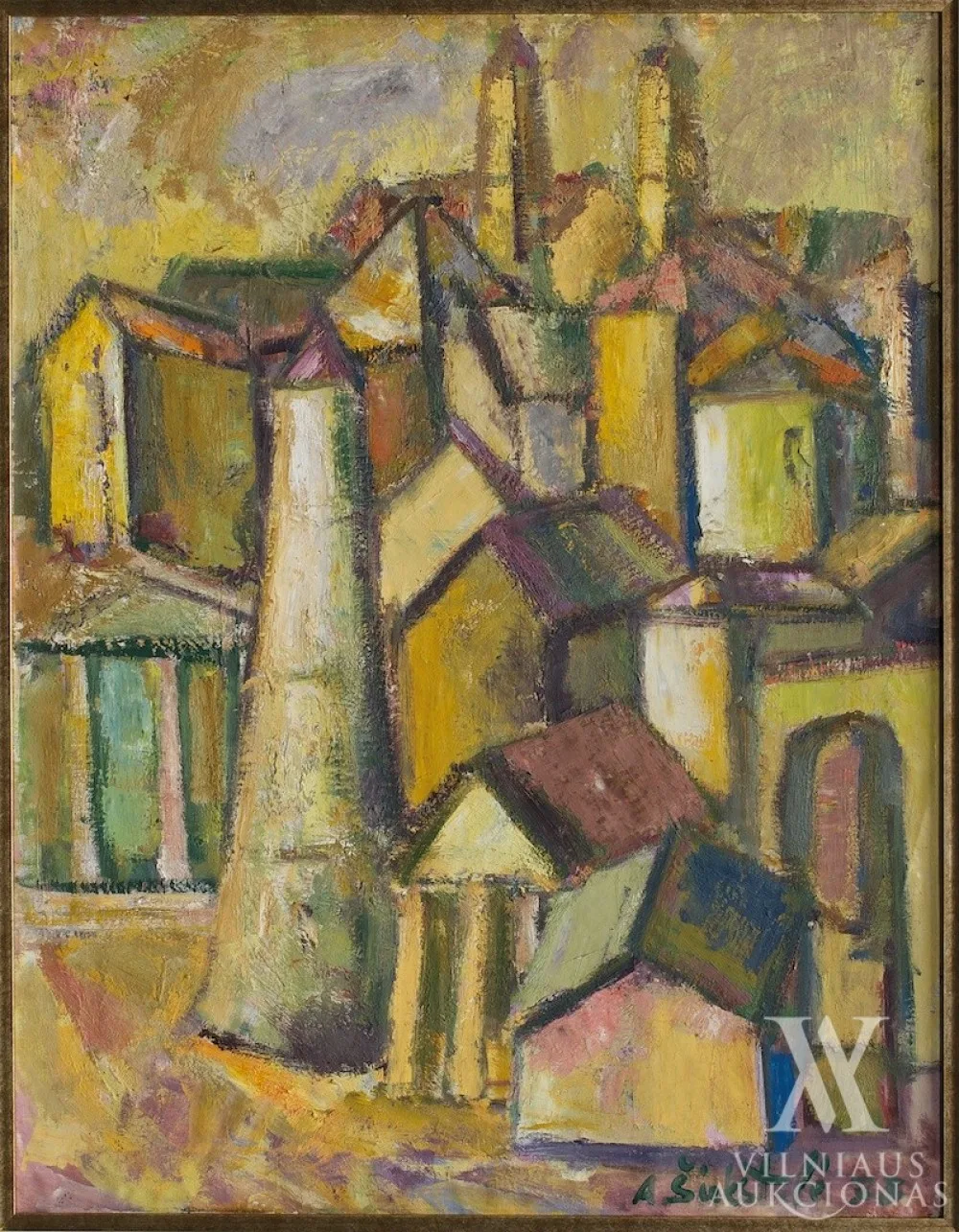 Algirdas Šiekštelė – Miesto peizažas (Vilnius)