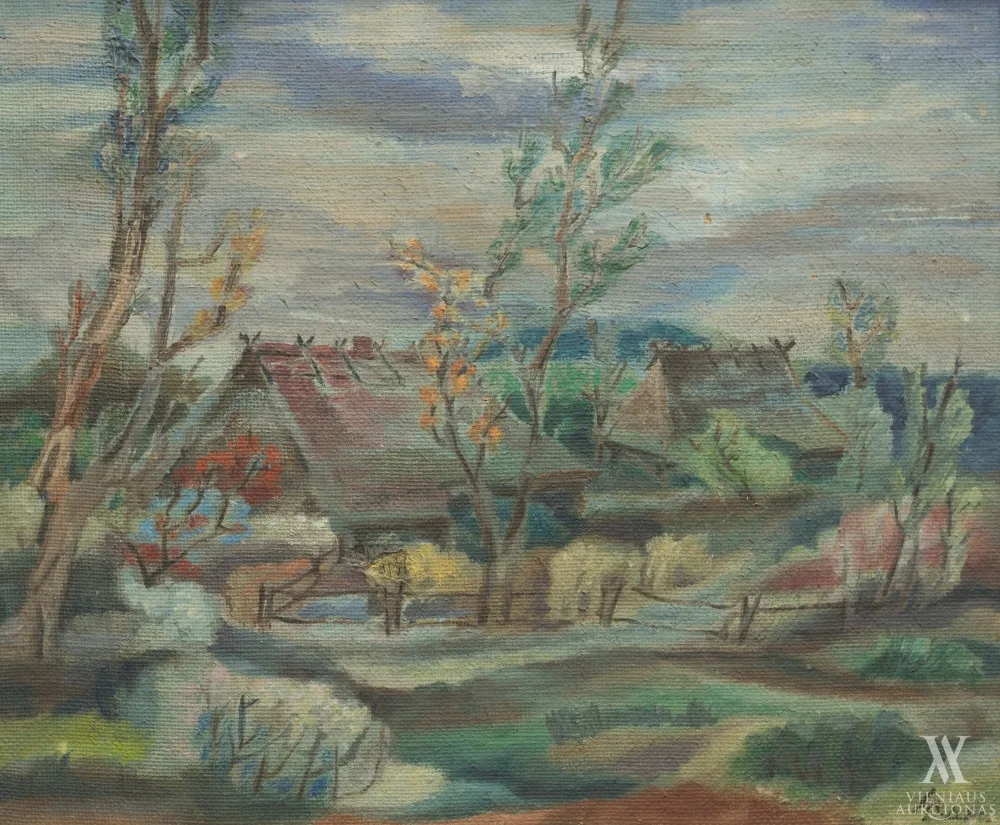Antanas Tamošaitis – Kaimo sodyba