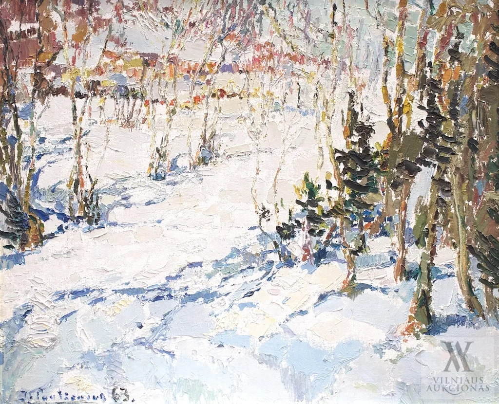 Juozas Pautienius – Miškas žiemą