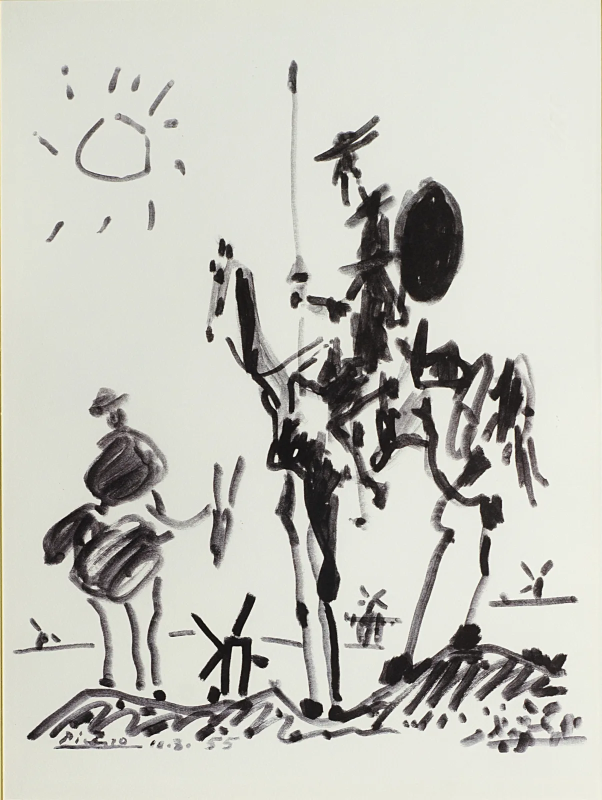 Pablo  Picasso – Don Kichotas