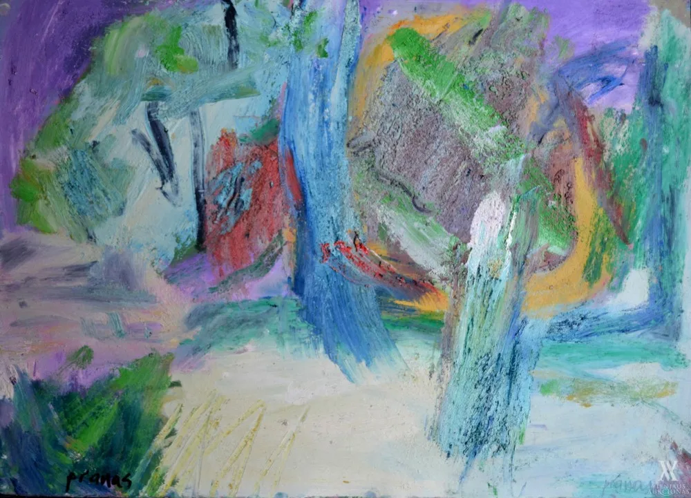 Pranas Gailius – Vienkiemio tapyba / Peinture du Hameau III