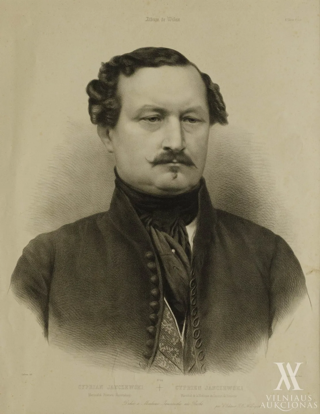 Žanas Baptistas Adolfas  Lafosas (Jean Baptiste Adolphe Lafosse) – Kiprijono Jančevskio portretas