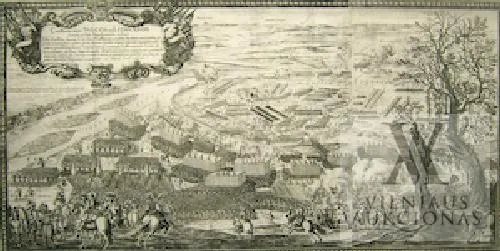 Erikas Jonssonas Dahlberghas (Erik Jonsson Dahlbergh) – Conflictus inter Svecos et Lithvanos” (Sandomiro mūšis 1656 m. kovo 25 d.)