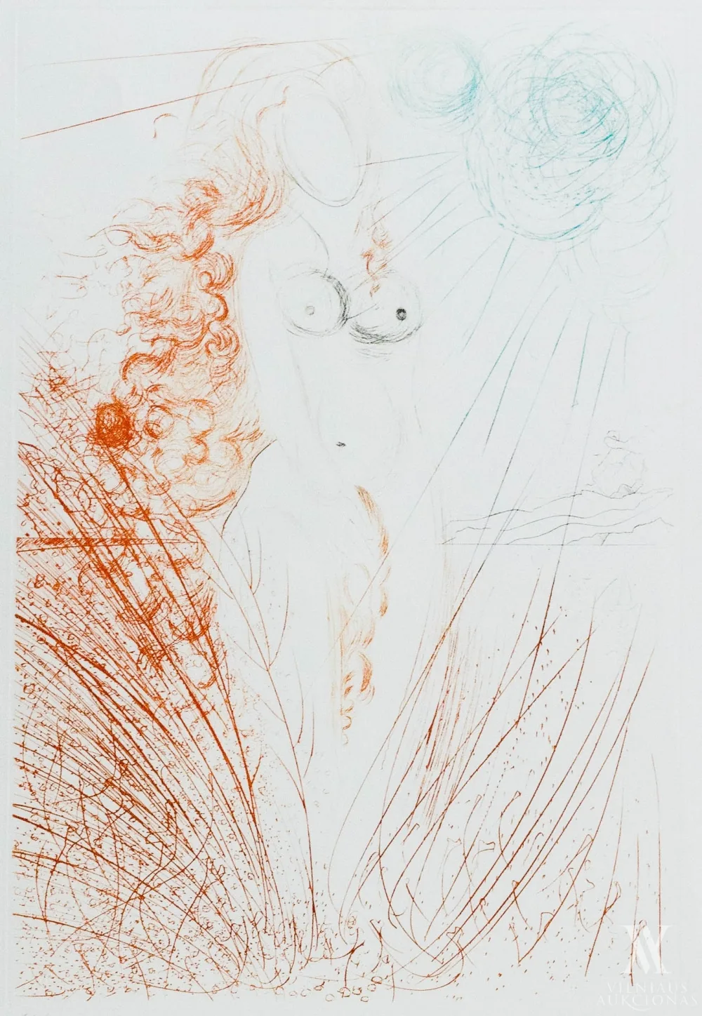Salvadoras Dali (Salvador Dali) – Homažas Albrechtui Diureriui. Veneros gimimas | Hommage à Albrecht Dürer. La Naissance de Venus