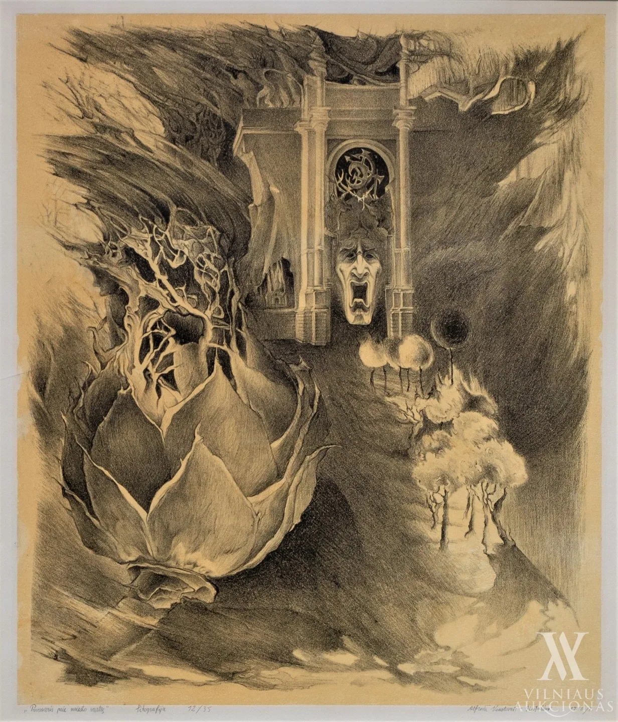 Alfreda Venslovaitė-Gintalienė – Pavasaris prie miesto vartų