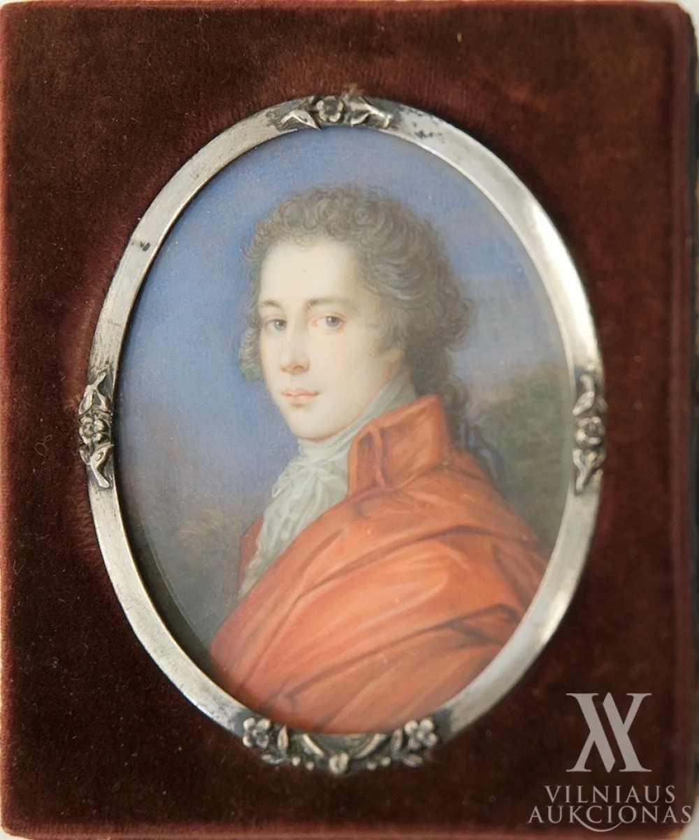 Autorius Nežinomas – Platono Zubovo portretas (miniatiūra) 