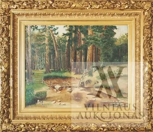 Autorius Nežinomas (Rusija) – Peizažas su tvorele