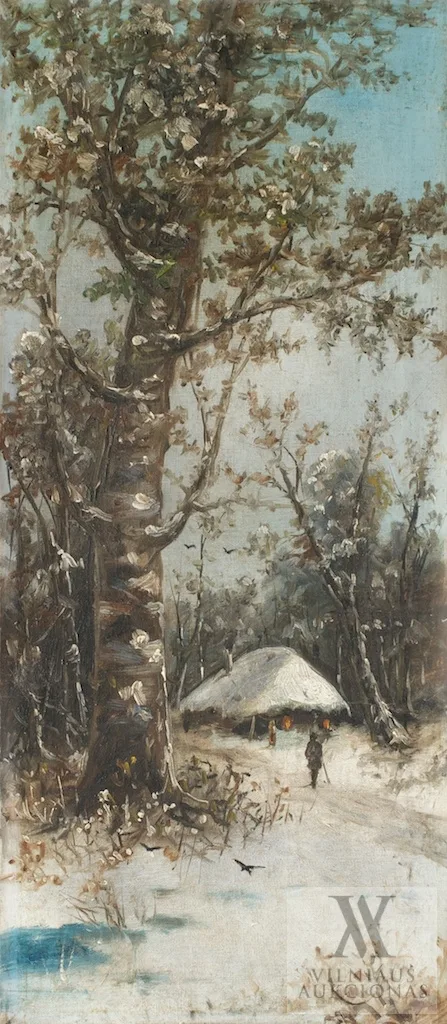 Autorius Nežinomas – Žiemos peizažas