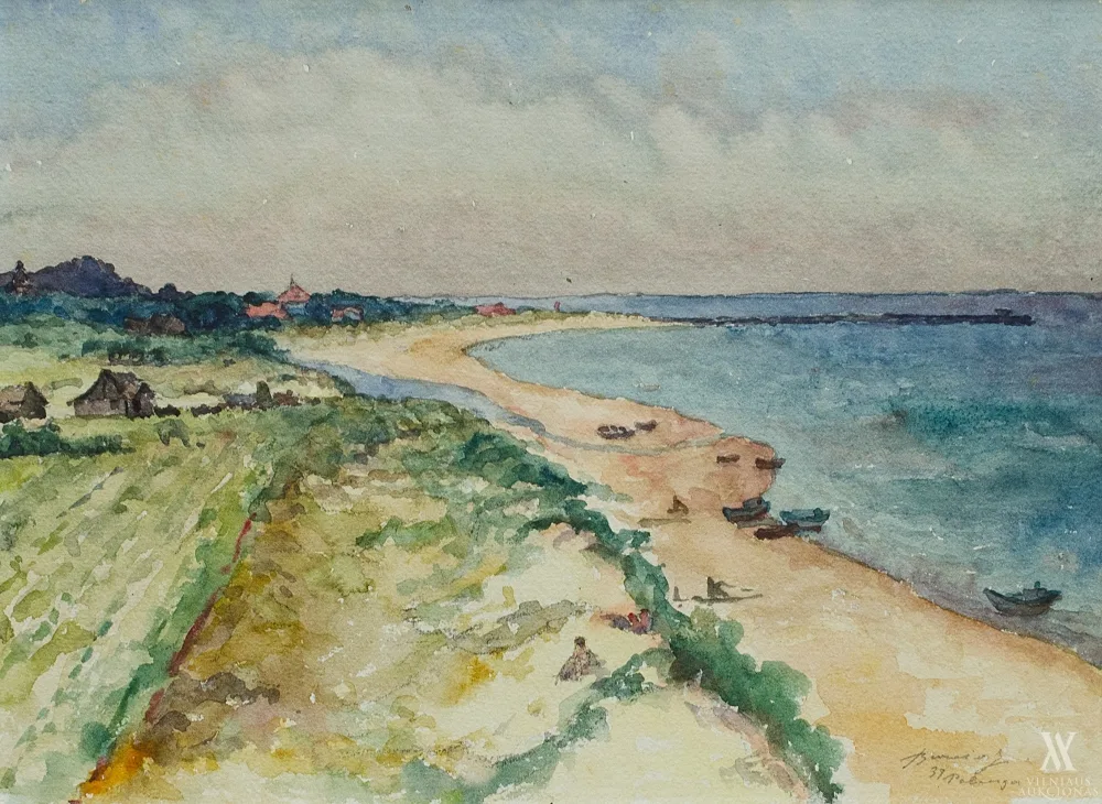 Jonas Buračas – Palanga nuo Naglio kalno