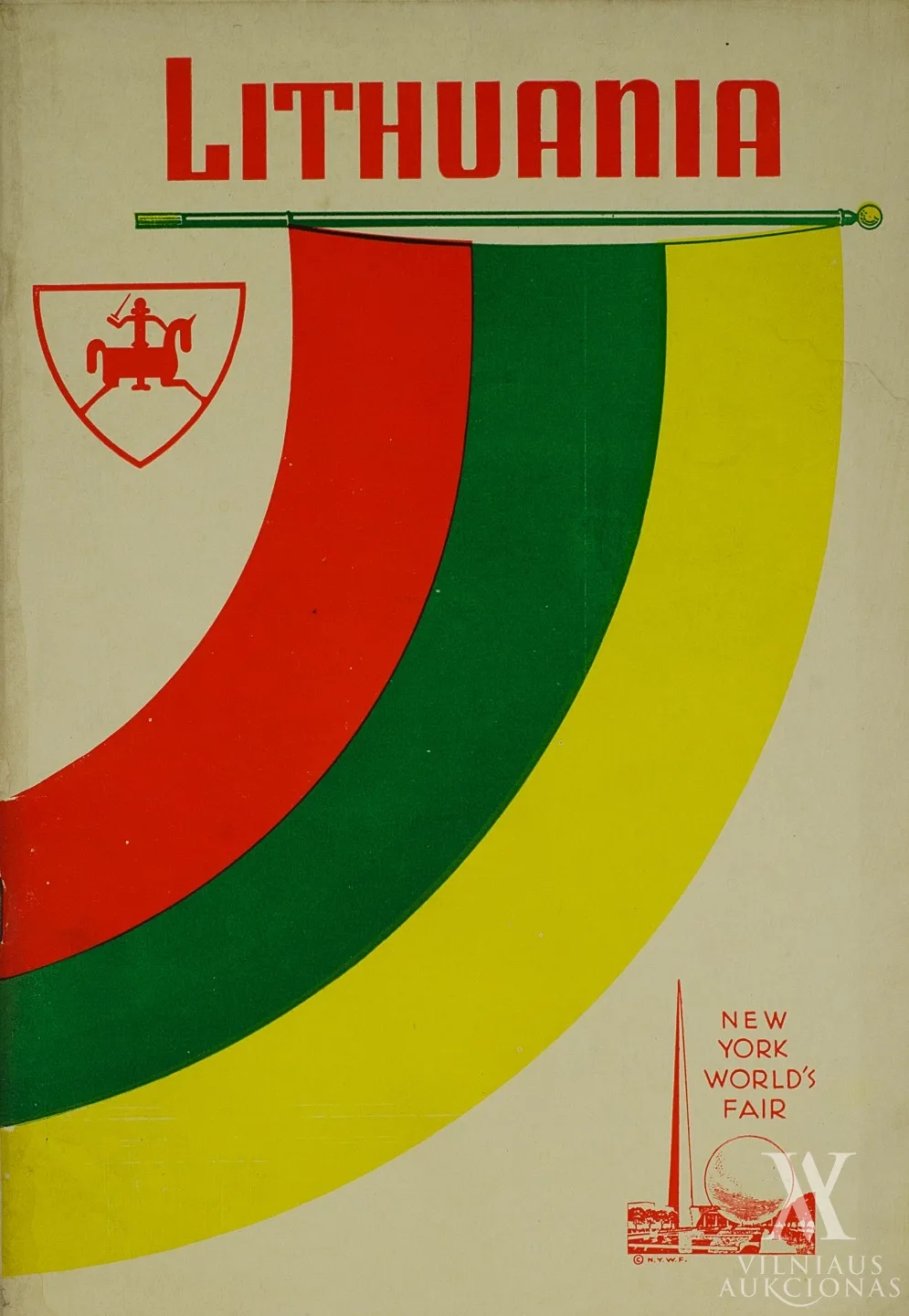 Lithuanian day, New York world‘s fair, september 10 | 1939 m. Lietuvių dienos Pasaulinėje parodoje Niujorke programa su įvadiniu Generalinio konsulo Jono Budrio tekstu 