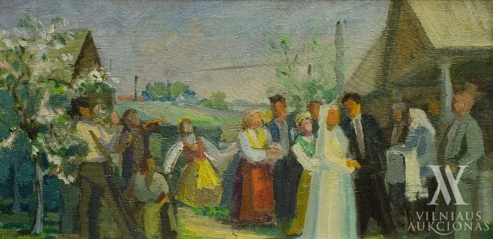 Genovaitė  Vajėgaitė–Narkevičienė (atrib.) – Vestuvės