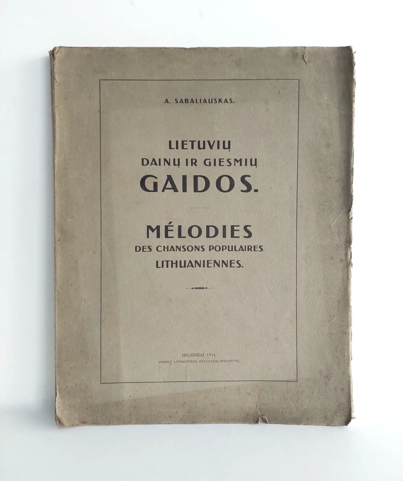 Lietuvių dainų ir giesmių gaidos