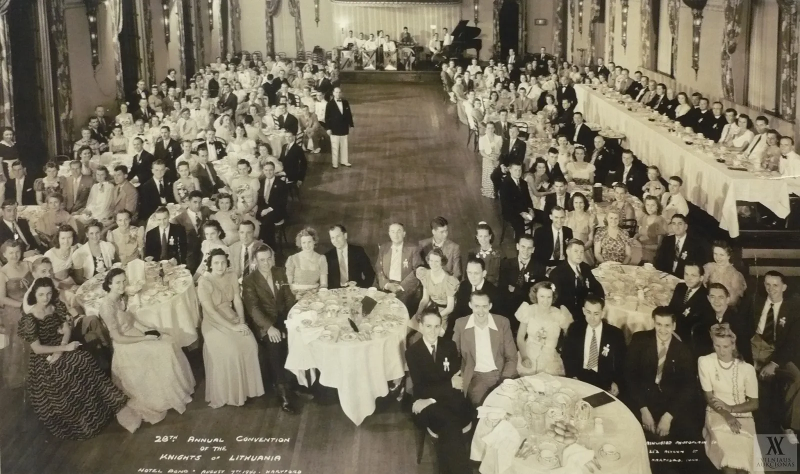 Autorius Nežinomas (Associated fotoflash Co.) – 29 th Annual Convention of the Knights of Lithuania (Hotel Bono . August 7 th, 1940. Hartford)