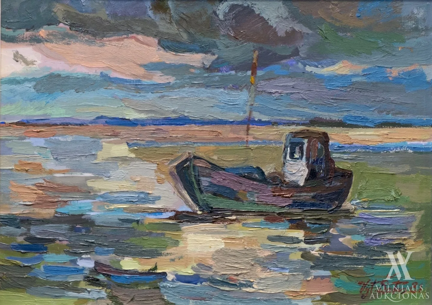 Vytautas  Šatas – Kuršių mariose