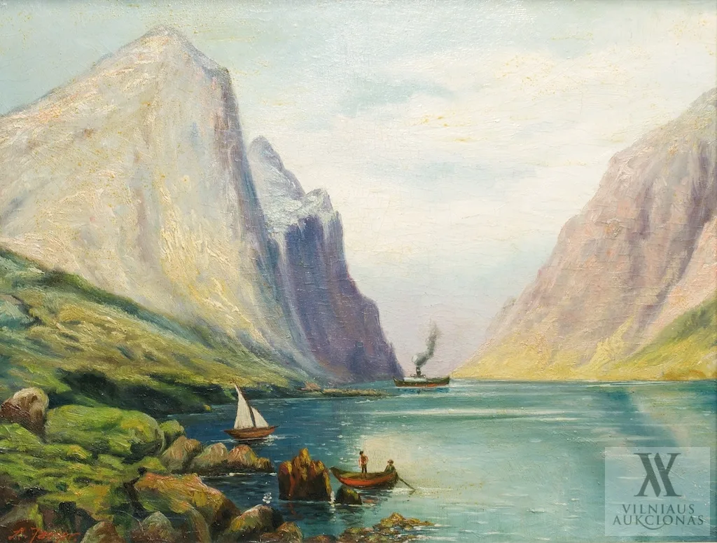 A. Jėgeris (A. Jaeger) – Fiordo peizažas