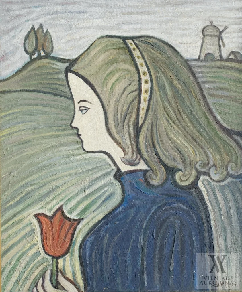 Valerija Ostrauskienė – Mergaitė prie seno malūno