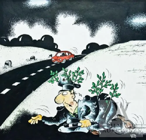 Rimantas Dovydėnas – Karikatūra Nr. 1