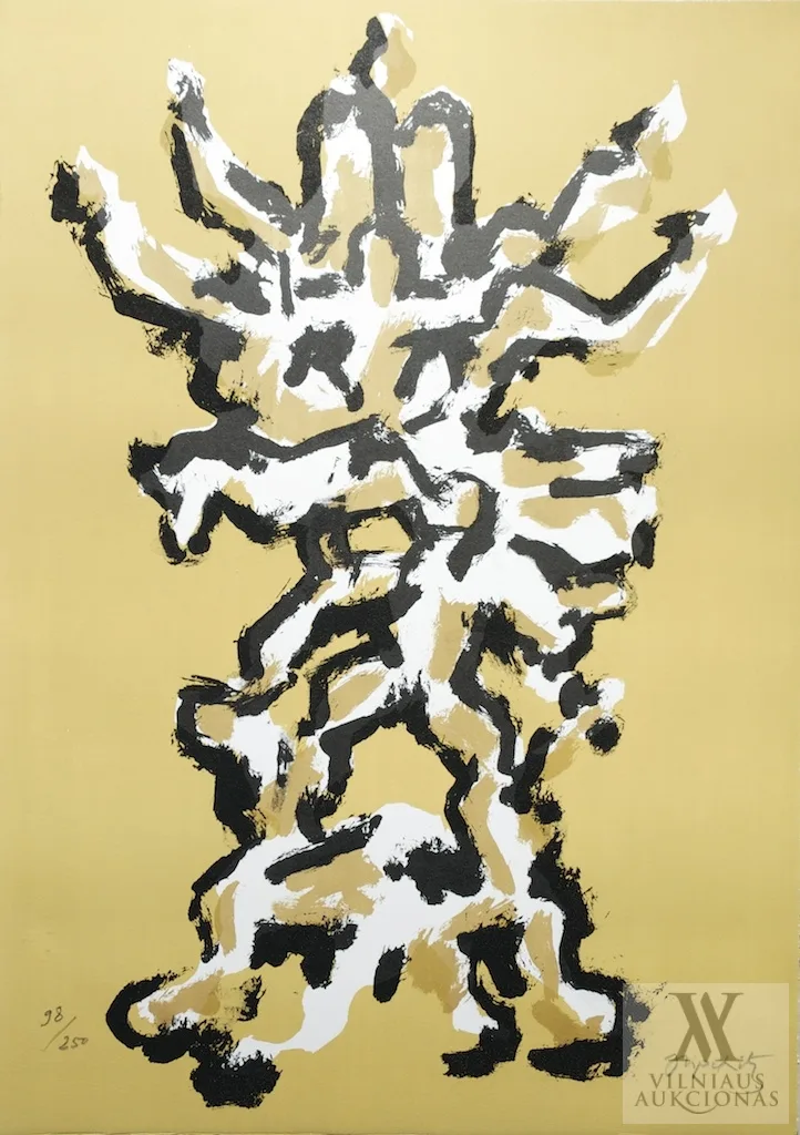 Jacques Lipchitz – Gyvybės medis (Tree of life - trijų litografijų komplektas specialiame aplanke su K. Katz įvadiniu tekstu)