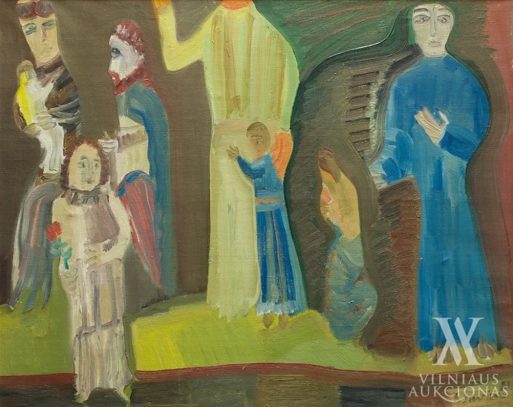 Augustinas Savickas – Šventieji ir angelai