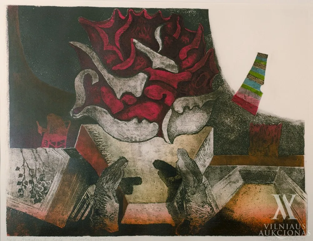 Birutė Janina Grasilda Žilytė-Steponavičienė – Augalai II. Rožė 