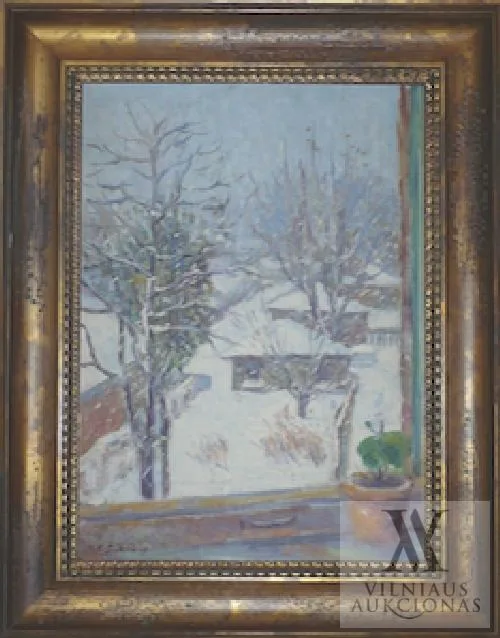 Mikas J. Šileikis – Žiema pro langą (Čikaga, Marquette Park)