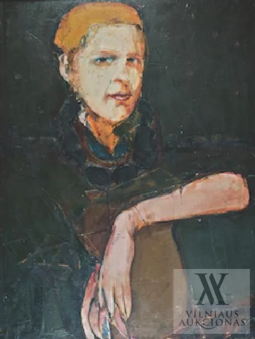 Vaidotas Žukas – Paskendusi Katiliūtė (dailininkės Marcės Katiliūtės (1912 - 1937) portretas)
