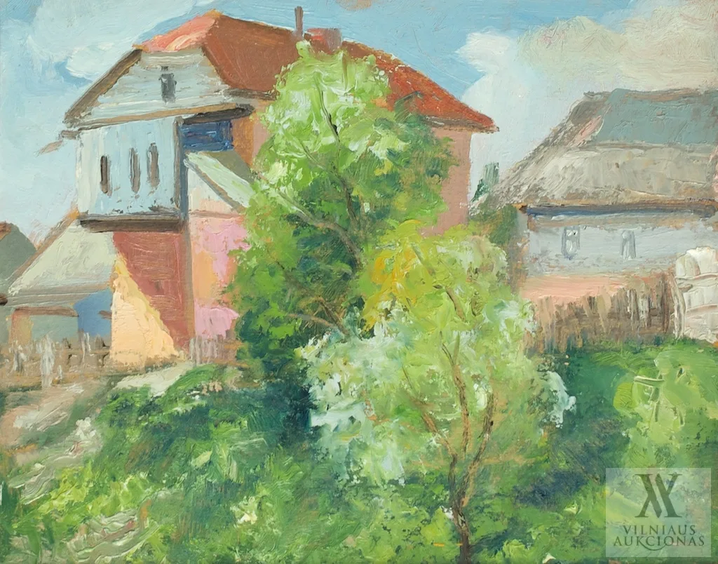 Jonas Vaitys – Senamiesčio vaizdas (Ukmergė)