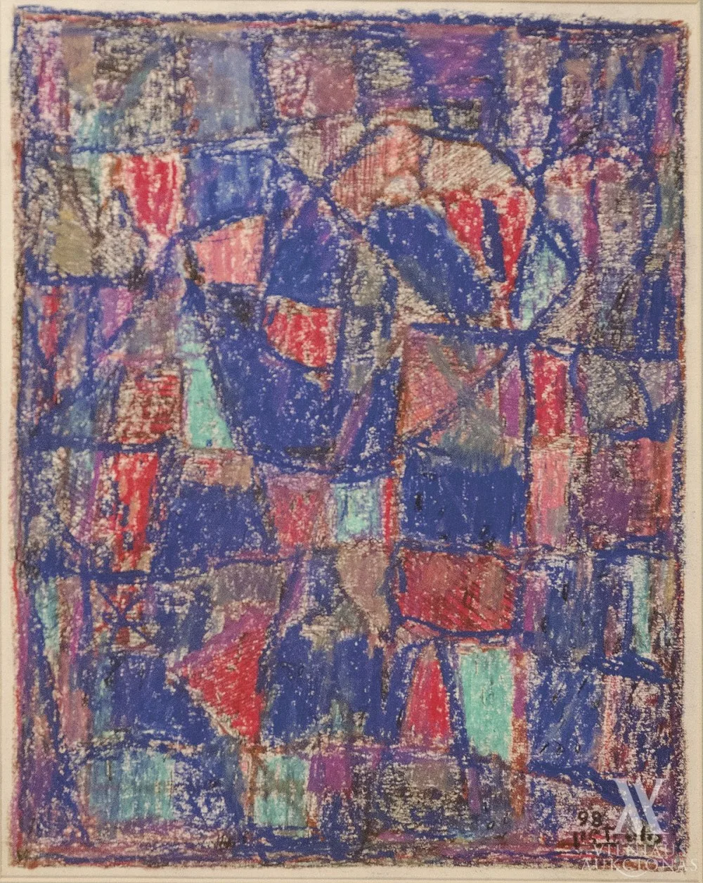 Algirdas Petrulis – Galva mėlyname fone