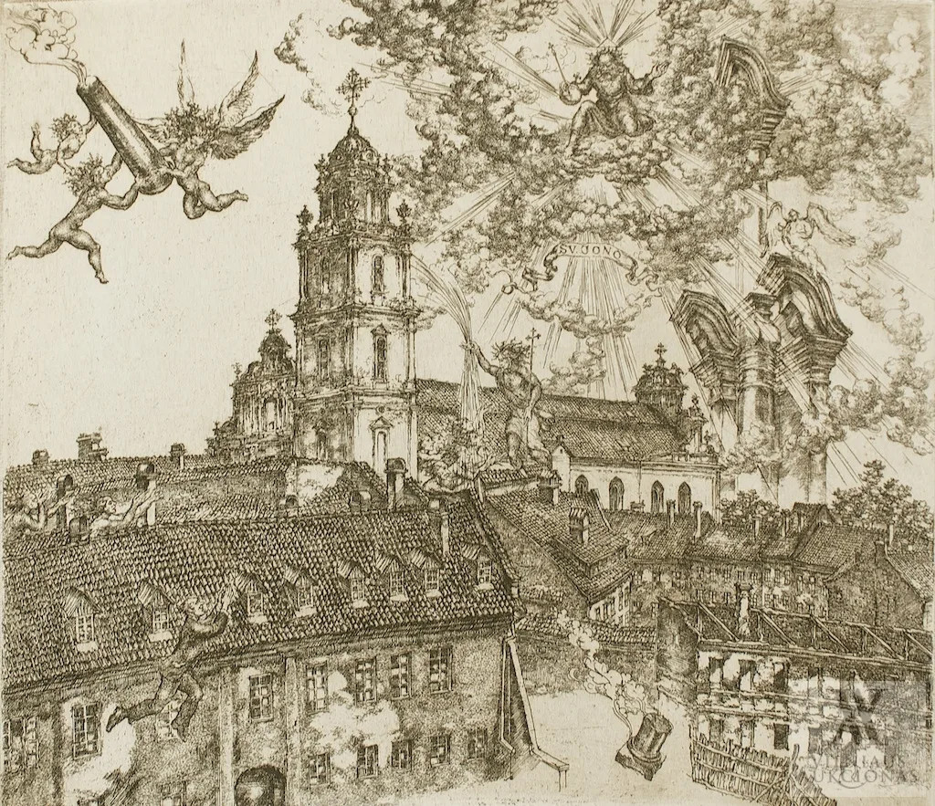 Leonas Lagauskas – Iš ciklo „Vilnius”II