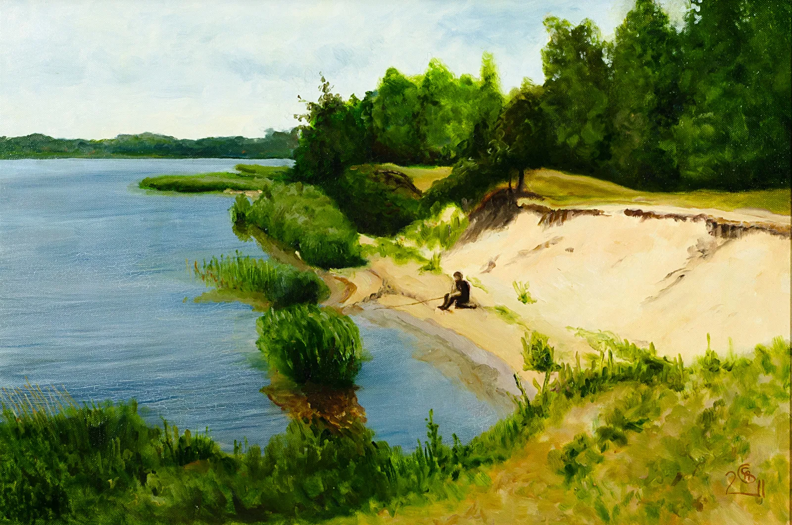 Algimantas Šiugžda – Poilsis prie marių