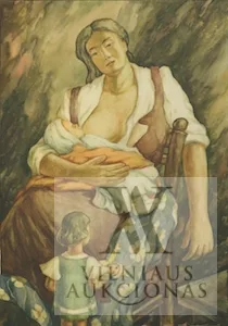 Alfonsas Keturka – Maitinanti krūtimi