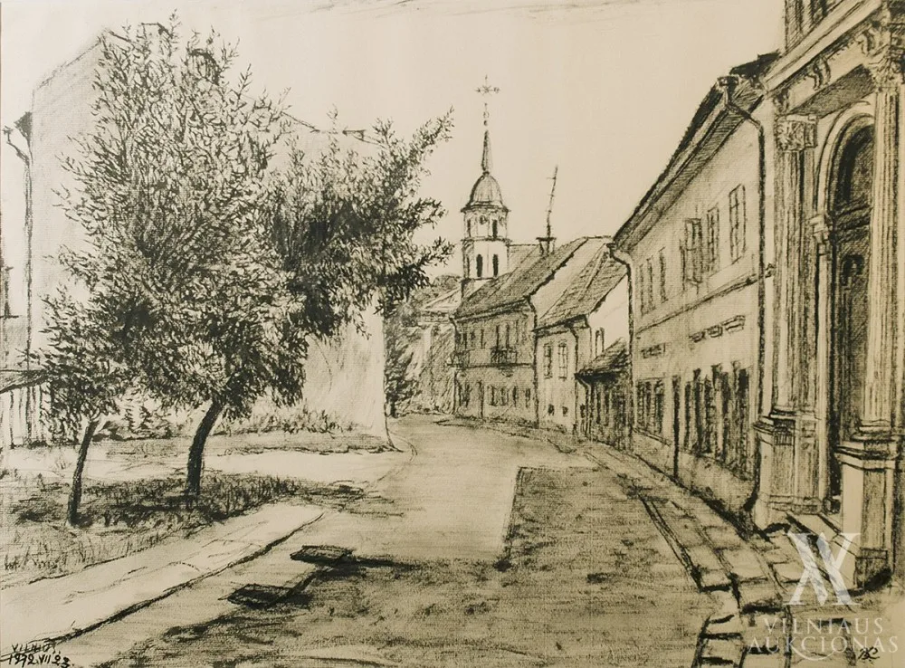 Balys  Lukošius – Vilnius, Dauguviečio gatvė (dab. Odminių)