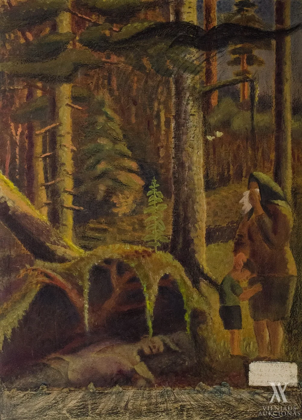 Nežinomas  XX a. dailininkas – Bruožio kova dėl tiesos baigėsi žūtimi | Slavikai – 1947 m.