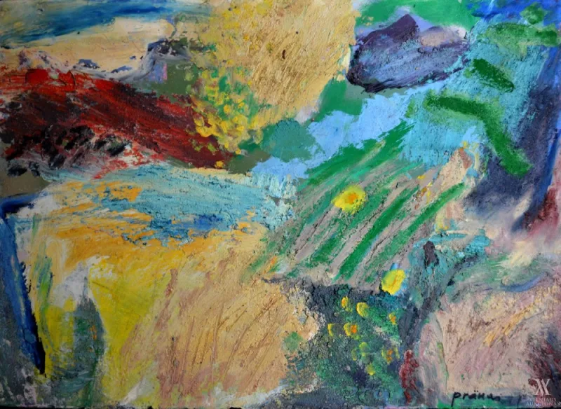 Pranas Gailius – Vienkiemio tapyba / Peinture du Hameau IV