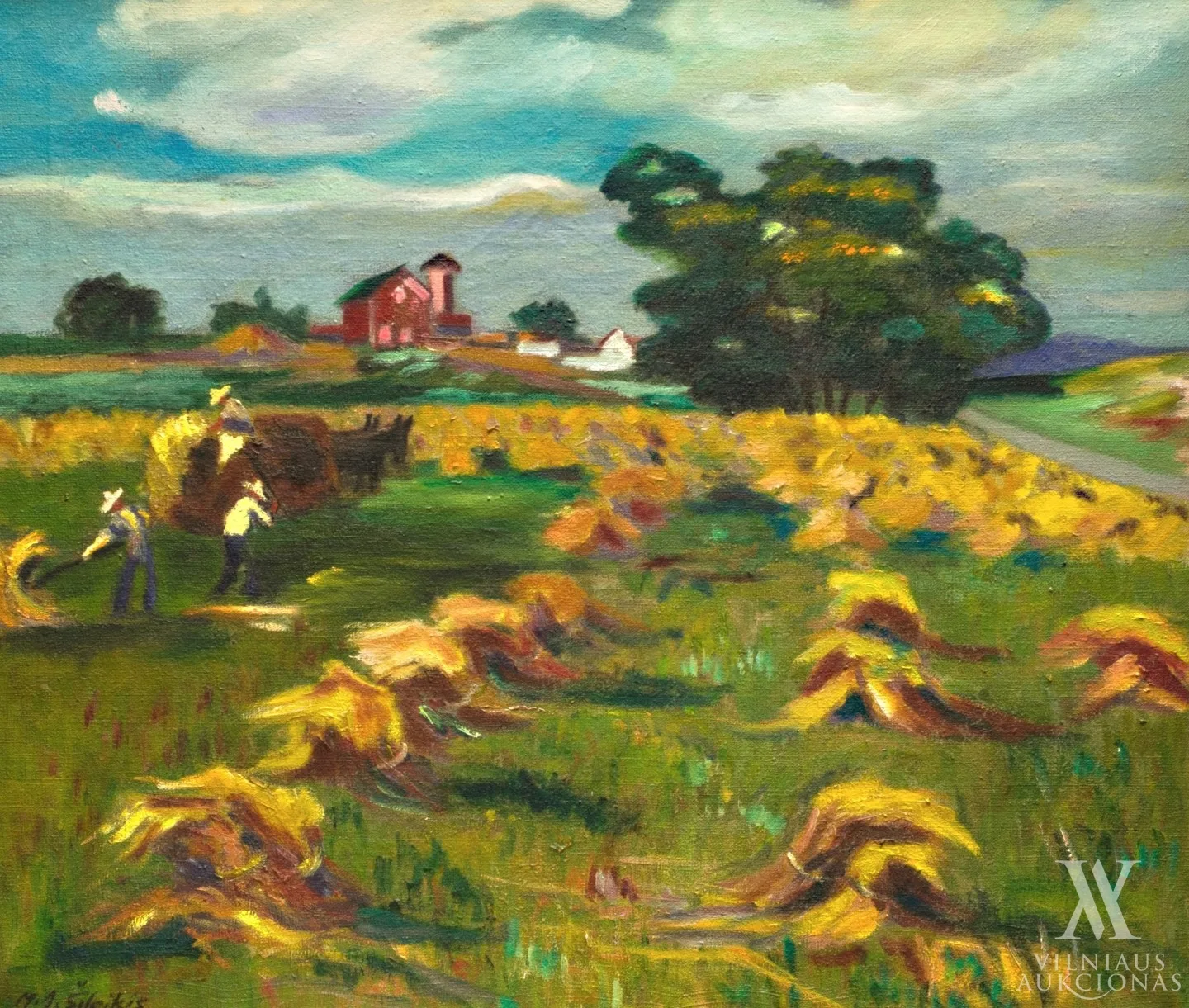 Mikas J. Šileikis – [Šienapjūtė]