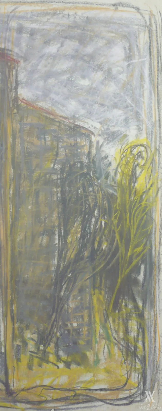 Henrikas Čerapas – Paysage de l‘Ardeche
