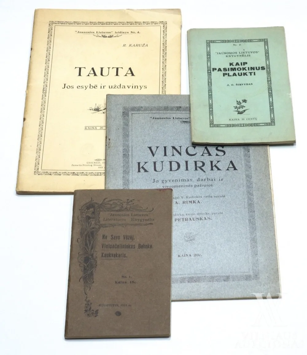 Autorius Nežinomas – „Jaunosios Lietuvos“ leidiniai Nr. 1–4