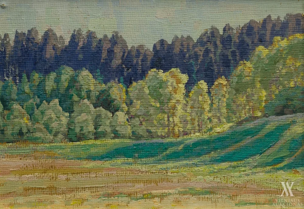 Adomas Varnas – Pamiškė. Etiudas III