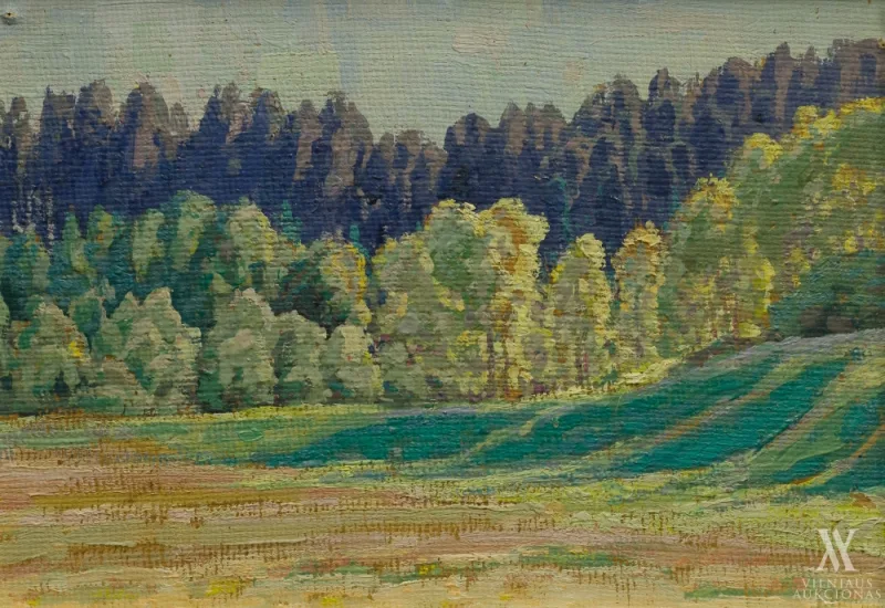 Adomas Varnas – Pamiškė. Etiudas III