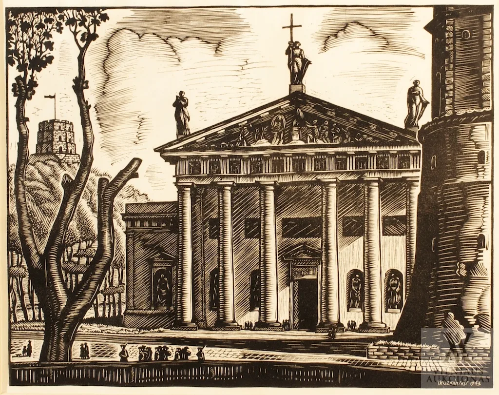 Jonas Kuzminskis – Vilnius. Arkikatedra bazilika