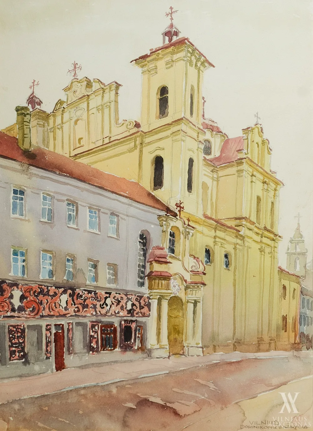 Antanas Krištopaitis – Vilnius. Dominikonų bažnyčia