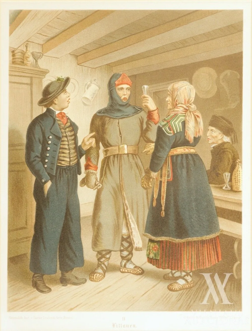 Autorius Nežinomas – Lietuviai /Littauen (Gustav Leutzsch, litograf.)