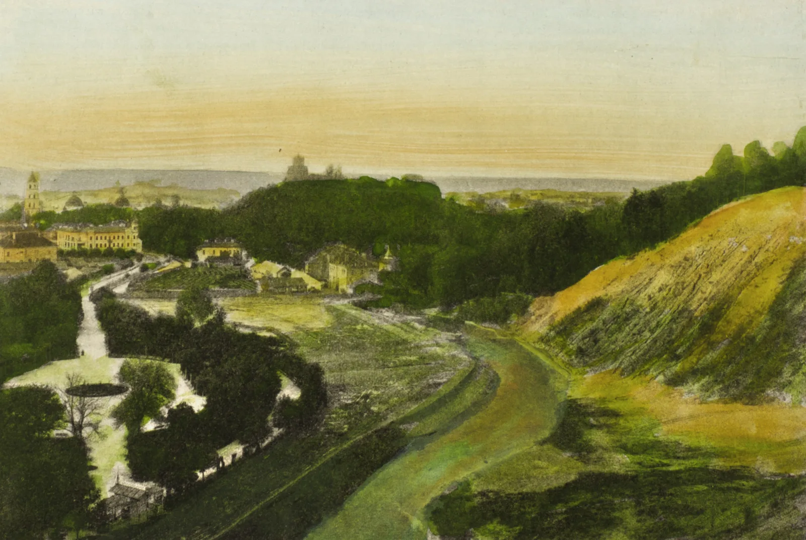 Autorius Nežinomas – Vilniaus peizažas (pagal Zygmunt Vogel (1764–1826) kūrinį)